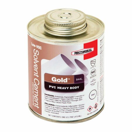 STICKY SITUATION 16 oz Gold Clear Solvent Cement for PVC ST3332945